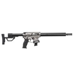 Carabine AR9 Super Comp&eacute;tition ADC CAL. 9X19 Division IPSC PCC Argent 14.5" LEVIER GAUCHE