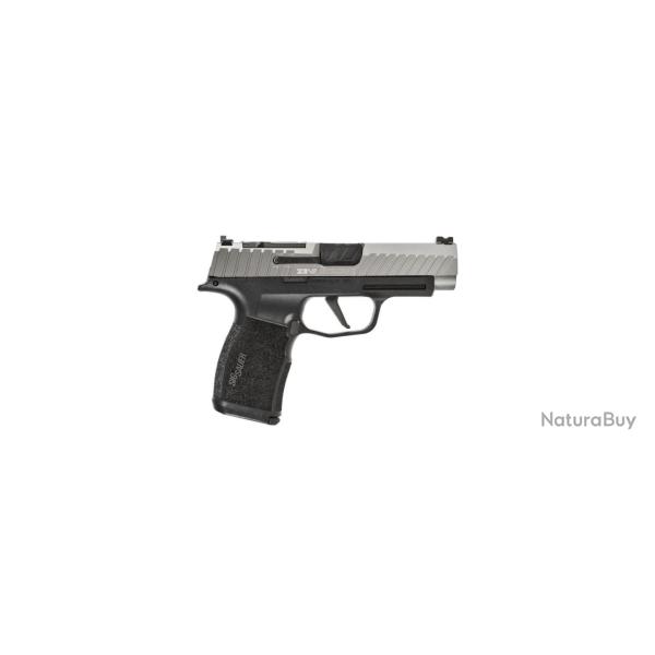 Pistolet Zev Z365 Xl Pistolet Octane Culasse Grise, Canon Noir, Untextured Grip