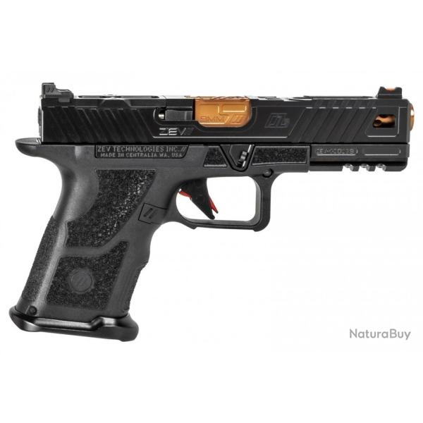 Pistolet Zev Oz9 Calibre 9X19 Standard Covert Noir/Bronze