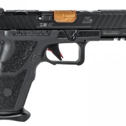 Pistolet Zev Oz9 Calibre 9X19 Standard Noir/Bronze Filet&eacute;