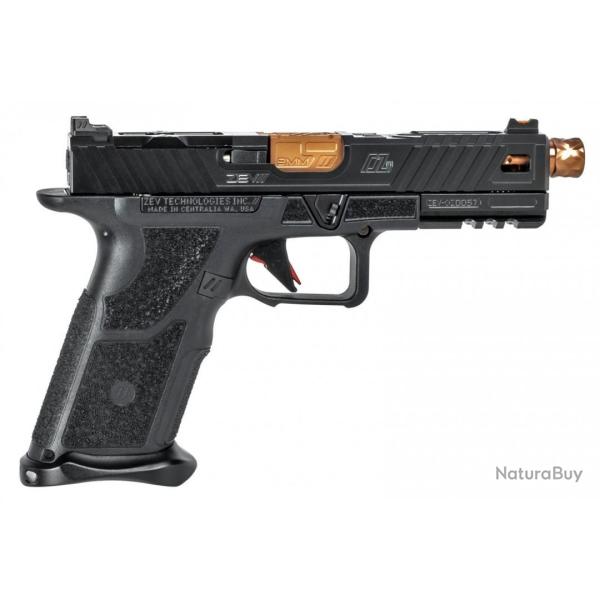 Pistolet Zev Oz9 Calibre 9X19 Standard Noir/Bronze Filet