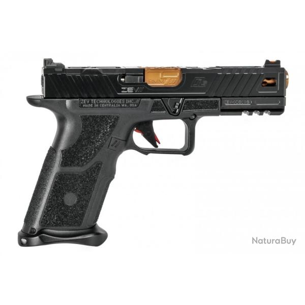 Pistolet Zev Oz9 Calibre 9X19 Standard Noir/Bronze