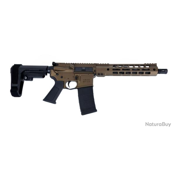 Carabine Lead Star Arms Grunt Pistol - 10.5" .300 Blackout w/ 10" Handguard (Burnt Bronze)