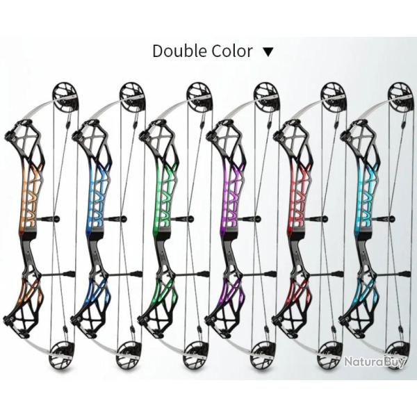 TOPOINT - Arc  Poulies X38-SDual Color GAUCHER (LH) 45-60 # BLACK-BLUE