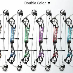 TOPOINT - Arc &agrave; Poulies X38-S&nbsp;Dual Color DROITIER (RH) 45-60 # BLACK-ORANGE