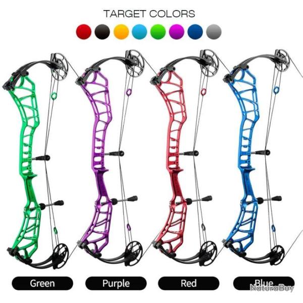 TOPOINT - Arc  Poulies PRO RELIANCE 38 GAUCHER (LH) 40-50 # 24.5"-27.5 ORANGE