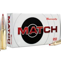 Cartouches HORNADY ELD MATCH - Cal: 7mm PRC - 180 grs - Boite de 20 unit&eacute;s