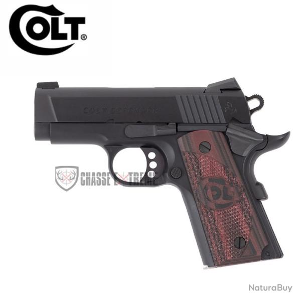 Pistolet COLT Defender 3" Cal 45 Acp Anodize Blued