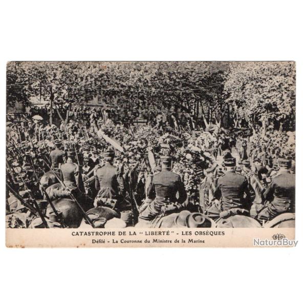 CPA - Marine Militaire - CATASTROPHE DE LA " LIBERT� "-LES OBS�QUES   N�3412