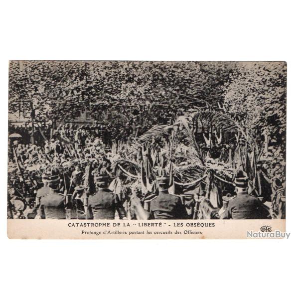 CPA - Marine Militaire - CATASTROPHE DE LA " LIBERT� "-LES OBS�QUES   N�3411