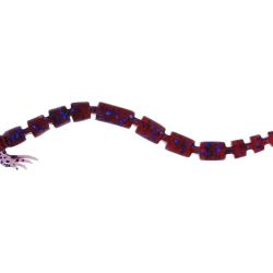 Leurre Souple Westin BloodTeez Worm 7,5cm 1g 7,5cm par 6 Indigo UV Red