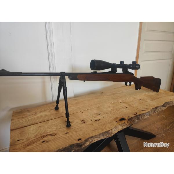 Carabine a verrou 308 win avec lunette bushnell r�ticule lumineux et bi-pied