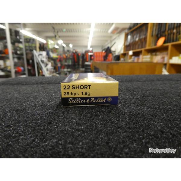 Sellier & Bellot 22 Short 28.1 Grains (x50)