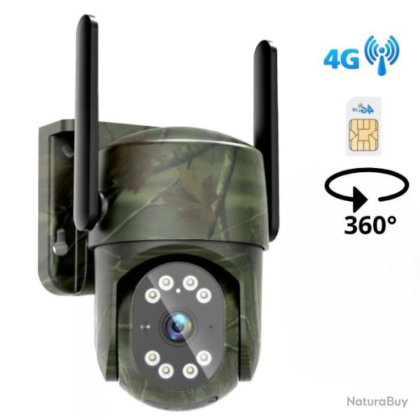 Camra 4G rotative 360 - Camouflage- Garantie 2 ans  - Livraison rapide
