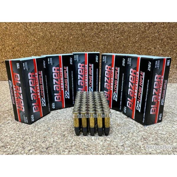 1 000 Blazer C/22LR 40 Grains - 20Boites de 50 , en Stock