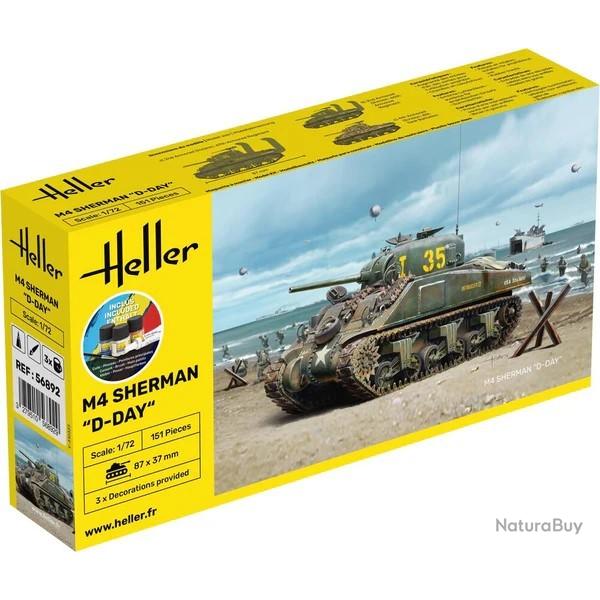 M4 Sherman D-day 1/72 | Heller (0000 4218) - Maquette plastique � monter
