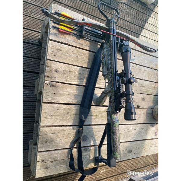  vendre : Arbalte Panther Camouflage 278 lbs - Pack complet prt  l'emploi