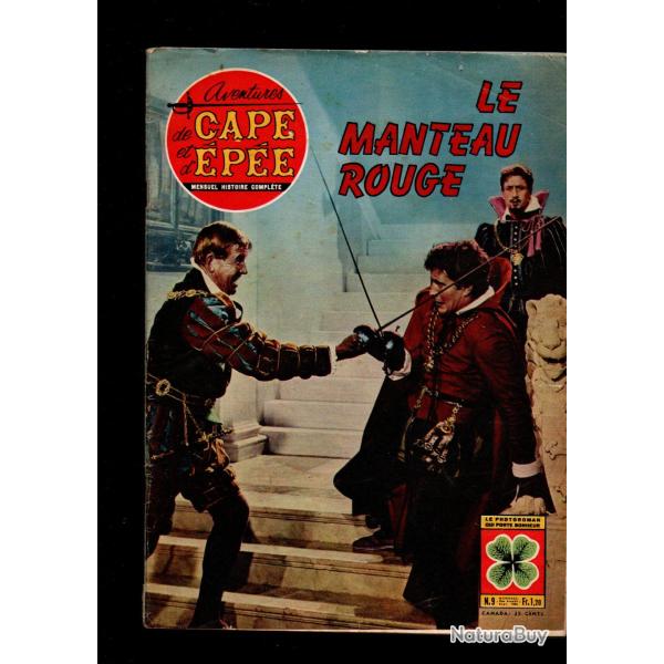 aventures de cape et d'�p�e 9 roman photo le manteau rouge