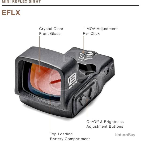 EOTECH - POINT ROUGE EFLX MINI RED DOT 1X30 3MOA