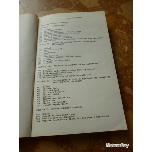 Revue U.S Marine corps desert Handbook( Manuel du d�sert du Corps des Marines des �tats-Unis (
