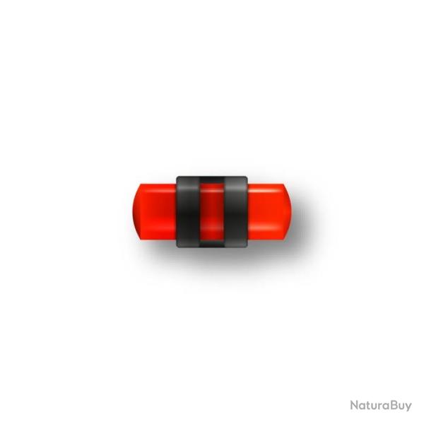 Guidon ajour� Colombi Rouge Fluo - 2.6 mm / D3,5/L10 / Rouge
