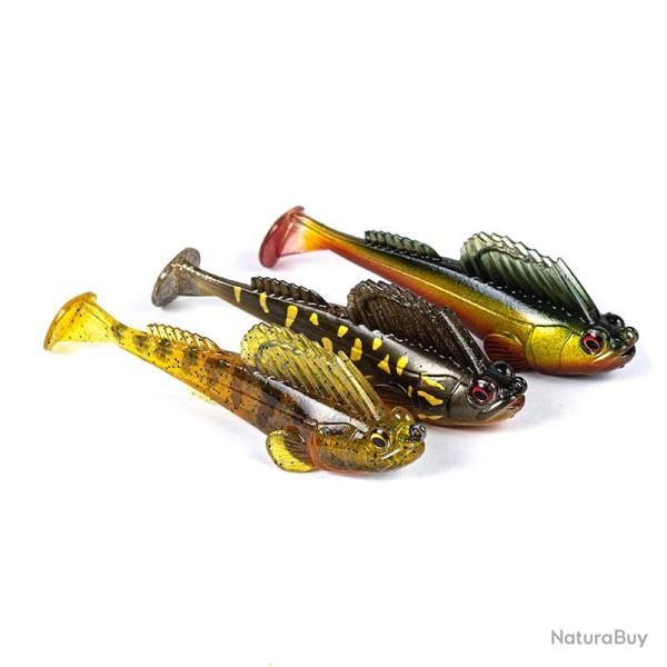 Pack de 3 leurres souples MEGABASS Dark sleeper 4.5 35g