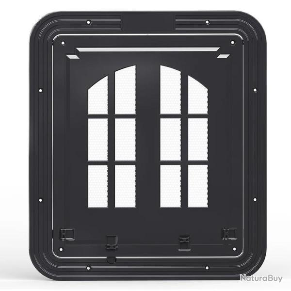 Grande porte d'�cran pour chien, ouverture � rabat, porte pour porte d'�cran avec 4 voies d'entr�e, 