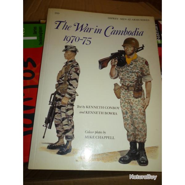 Revue The war in Cambodia -1970-1975 (osprey : men at arms series) -