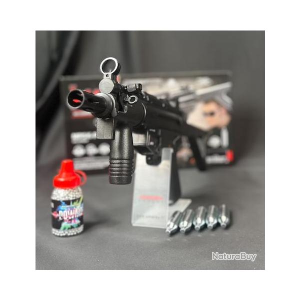 PACK PRT A TIRER PISTOLET HECKLER & KOCH MP5 K-PDW BLACK CO2 CAL BB/4.5MM