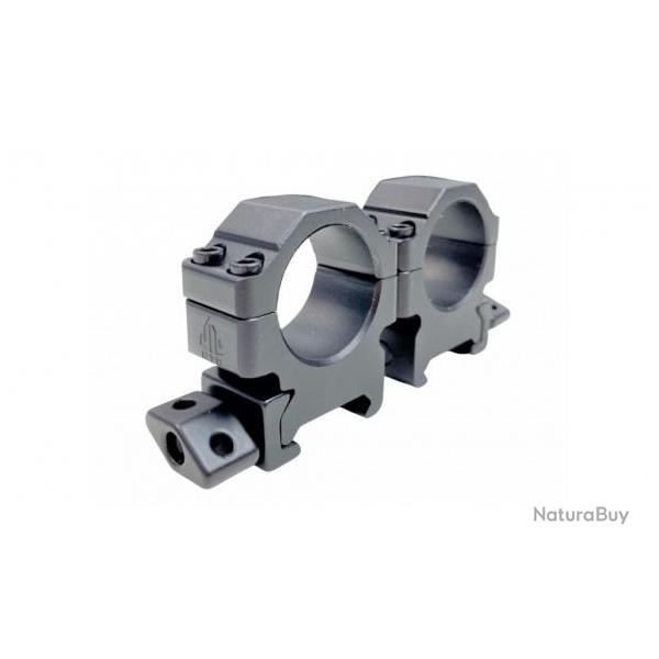 UTG Max Strenght Rail 22 mm / Diam 25,4 mm / Bas - Collier Lunette de Tir