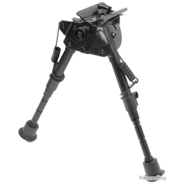 Bipied t�te articul�e ou fixe 5 positions 15-22 cm T�te fixe