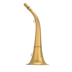 Corne ronde Compi&egrave;gne 24 cm laiton poli