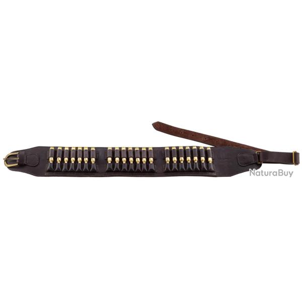 Cartouchi�re cuir gras pour 21 balles - Country Sellerie