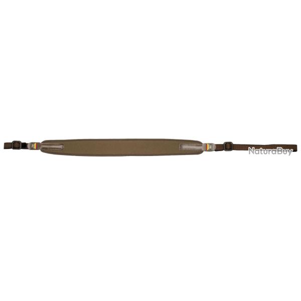Bretelle droite n�opr�ne pour carabine � boucle standard - Niggeloh marron