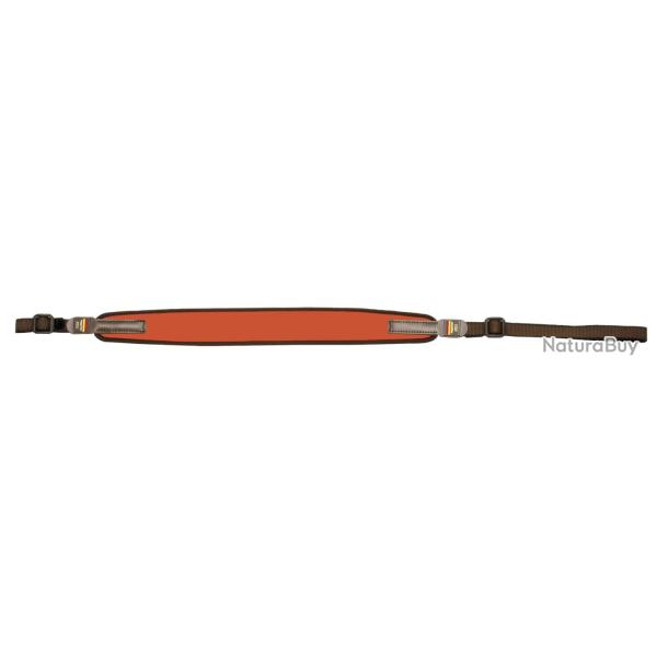 Bretelle droite n�opr�ne pour carabine � boucle standard - Niggeloh orange