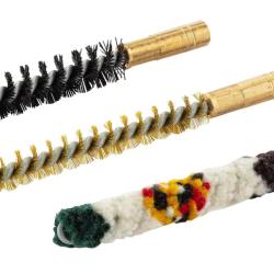 Set de trois brosses pour armes &agrave; canon ray&eacute; - M3 fem. Cal.5,6 mm / 22