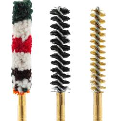 Set de trois brosses pour armes &agrave; canon ray&eacute; - M3 fem. Cal.9 mm / 38 / 357