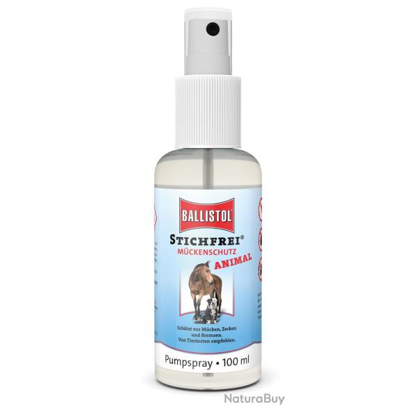 R�pulsif insectes piqueurs pour animaux BALLISTOL Stichfrei 100ml