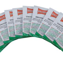 Lot de 10 lingettes huile universelle - Ballistol