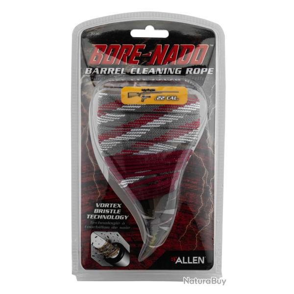 Cordon de nettoyage type BoreSnake pour canons pistolets et revolvers Cal.22 LR