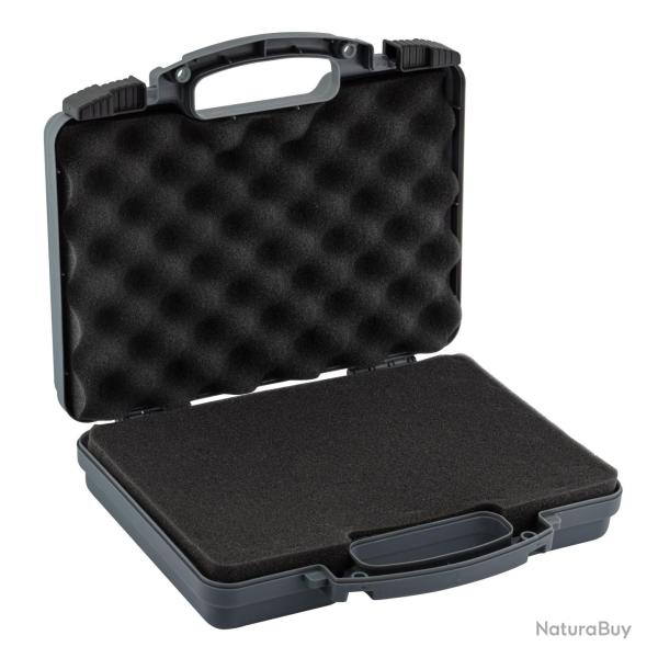 Mallette courte avec mousse pr�d�coup�e grise - Nuprol 31*25*8 cm