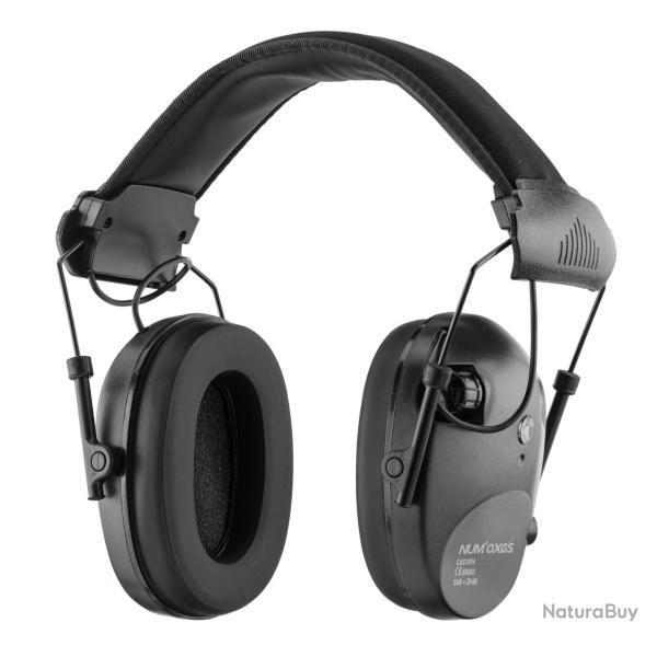 Casque antibruit �lectronique NUM'AXES CAS1034 Noir
