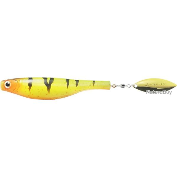 DARTSPIN PRO JIG HEAD 4 1/2 - FIRETIGER - CHARTREUSE