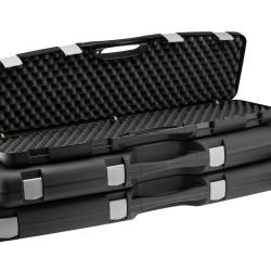 Mallettes noires en polypropyl&egrave;ne pour arme 97*25*10cm