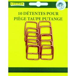 D&eacute;tentes pour pi&egrave;ges &agrave; taupe (par 10)