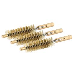 Lot de 3 brosses laiton embout femelle Cal .36 filetage M5 PEDERSOLI