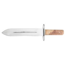 Dague de chasse avec manche en bois clair