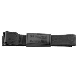 Ceinture Noire boucle t&ecirc;te de mort Miltec