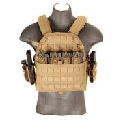 Gilet Tactique Porte-plaque MOLLE 800D Oxford ACU – Neuf, Sans Marque