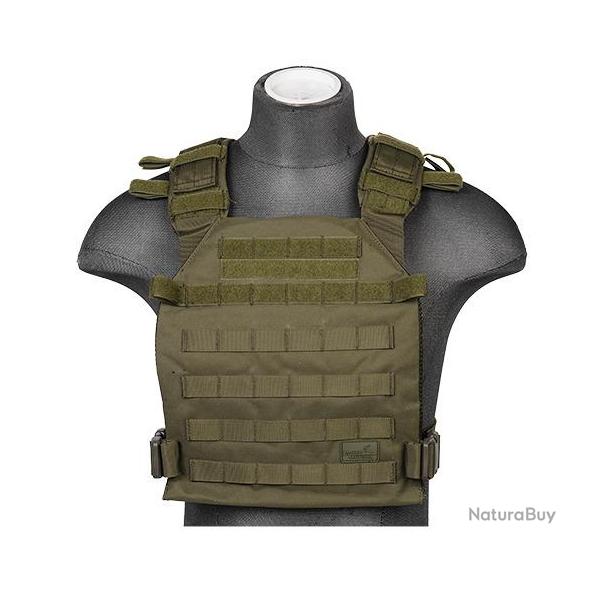 Gilet l�ger Plate carrier vert 1000D